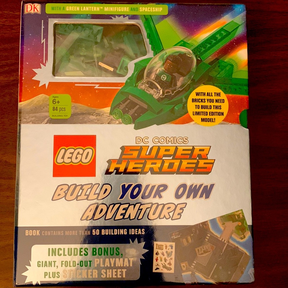 LEGO DC Comics Build Your Own Adventure 84pc. Green Lantern Minifig and Spaceshp